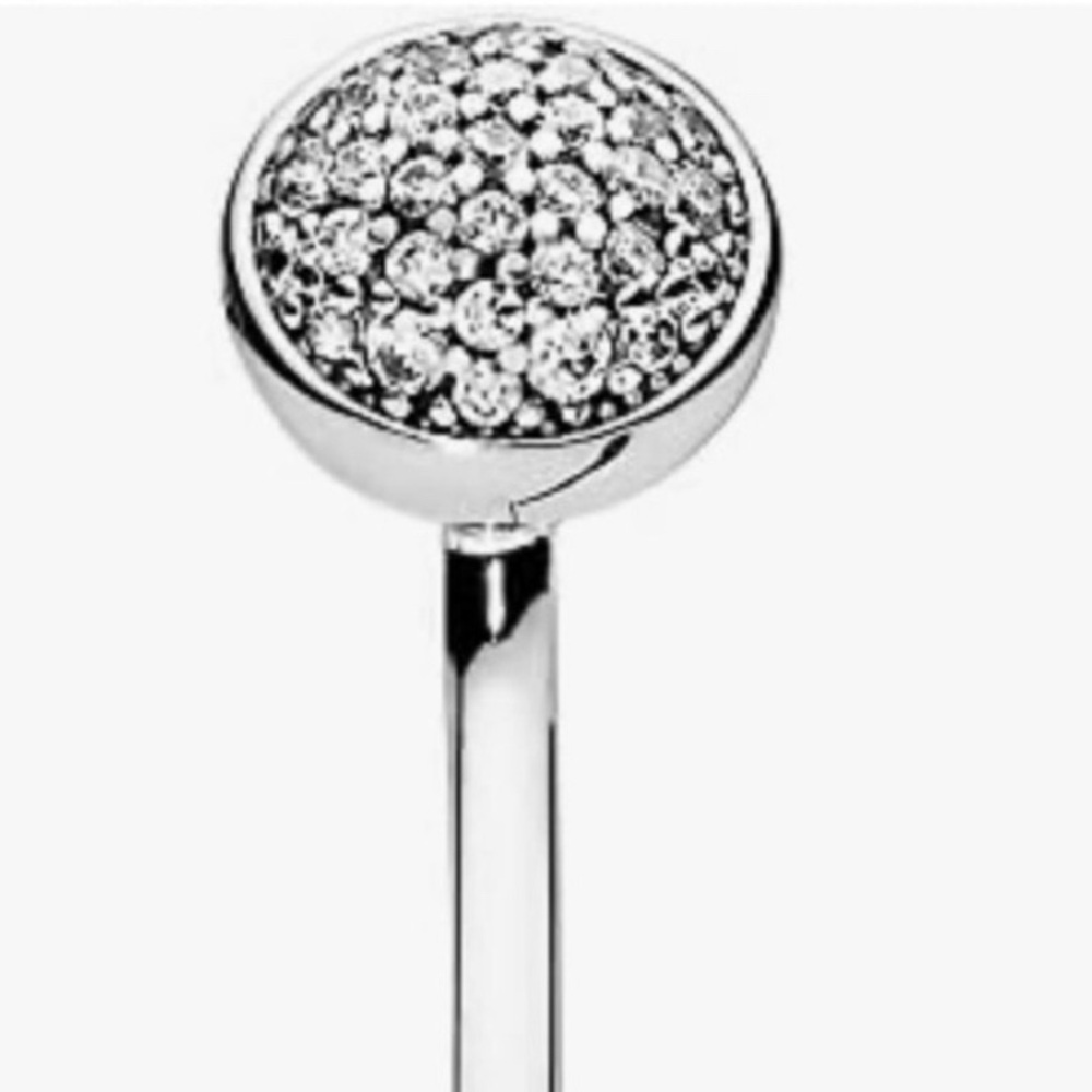 Pandora Dazzling Droplets Clear Ring View 2